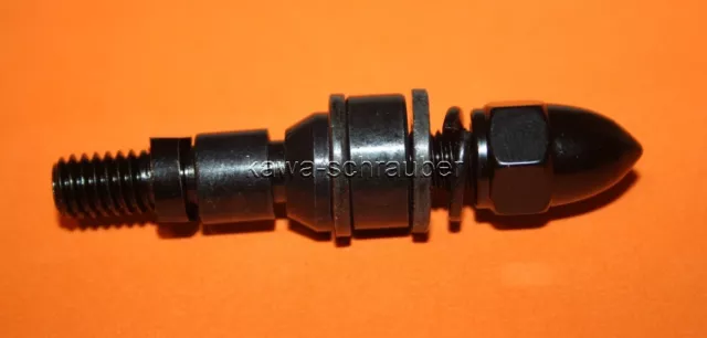 HARLEY DAVIDSON Gewindestück M8 x 1,25 schwarz 60mm für Spiegel Spiegeladapter