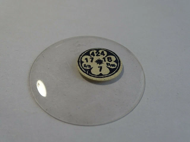 Verre De Montre Gousset Minéral Bombé – Diamètre 56.4 Mm, Fabrication Française