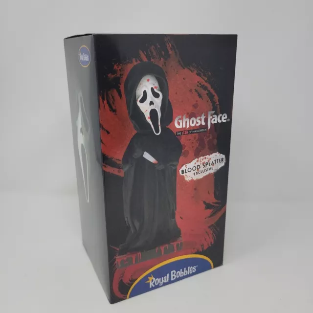 Scream Ghostface Killer Blood Splatter Exclusive Bobble Head Royal Bobbles