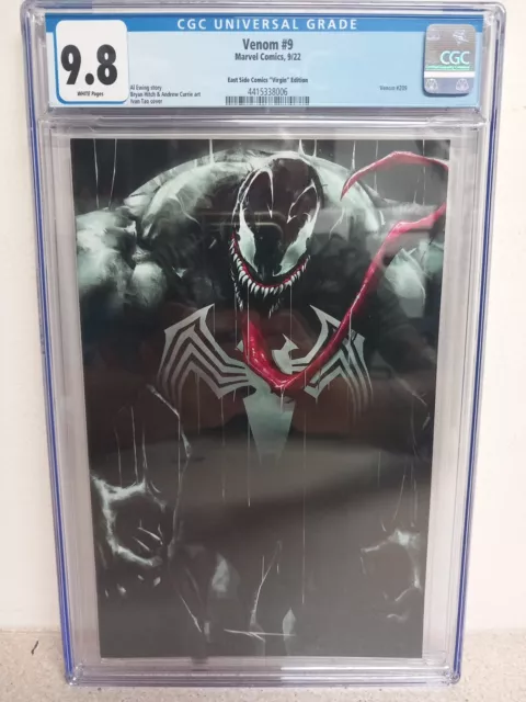 Rare Venom #9 Ivan Tao Virgin Variant Cgc 9.8 🔥🔥 2022