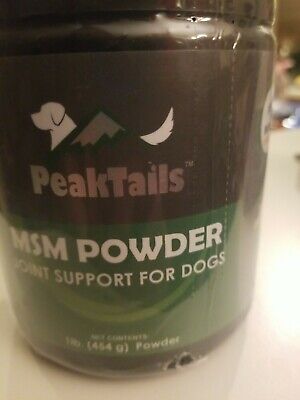 Kala Health PeakTails MSM Powder for Dogs Unflavored 454 grams