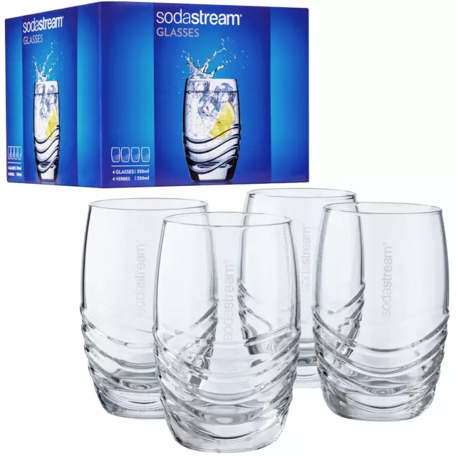 Juego de 4 vasos Sodastream