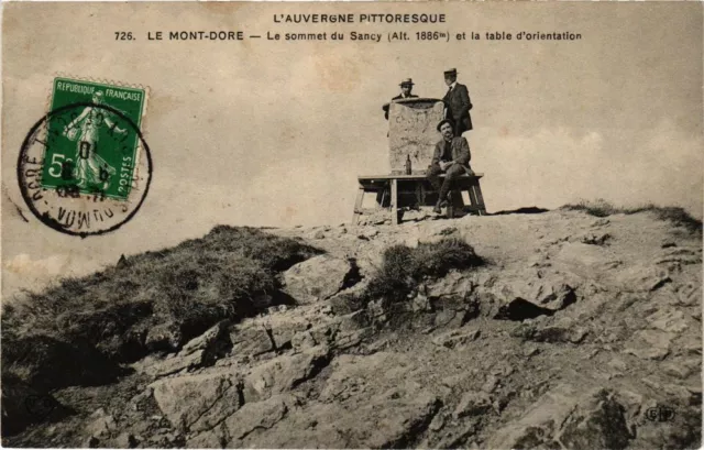 CPA L'Auvergne Pictoresque - Le MONT-DORE - Le summit du SANCY (Alt.... (220367)