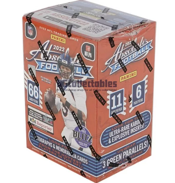 2022 Panini Absolute Football Nfl Sealed 6-Pack Blaster Box New Pickett In Stock 2