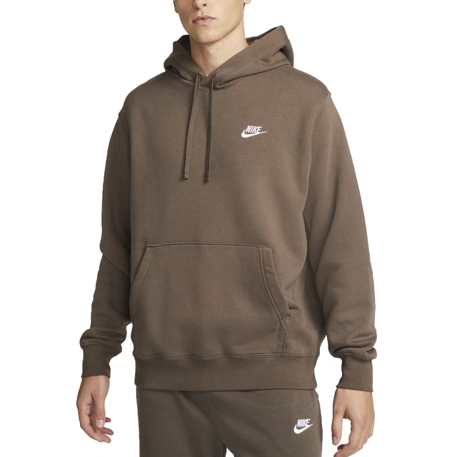 Nike Felpa con Cappuccio da Uomo Club Fleece Grigia Taglia XXL Cod BV2654-004