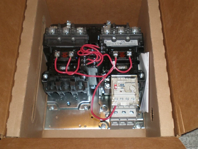 Neu! Allen Bradley 505-BOD-A2J Rückfahr Motor Starter Nema Größe 1 Mit 592-EEFC