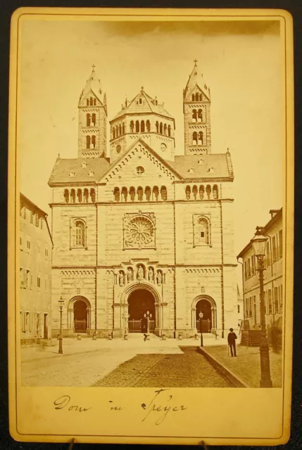 Photo C 1900 Cathedral Of Spire Speyerer Dom Photography Antique 17 CM