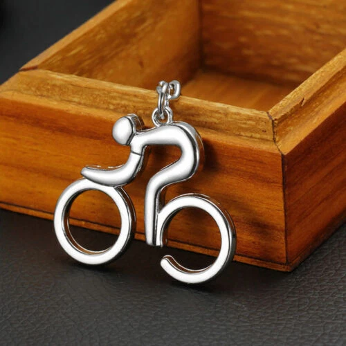 1×Creative office Cycling Riding Keychain Keyring Keyfob Key Chain