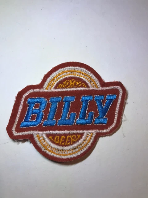 RARE VINTAGE BILLY BEER EMBROIDERED PATCH 1970's PRESIDENT JIMMY CARTER'S BRO