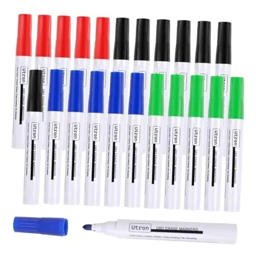 22 Pack Dry Erase Markers, 4 Colors Markers Dry Erase, Whiteboard Markers