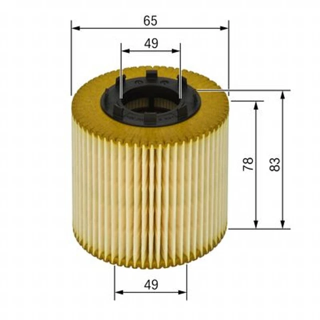 Bosch Pacchetto di Ispezione 5 L mannol Energy Premium 5W-30 per Fiat Grande 6