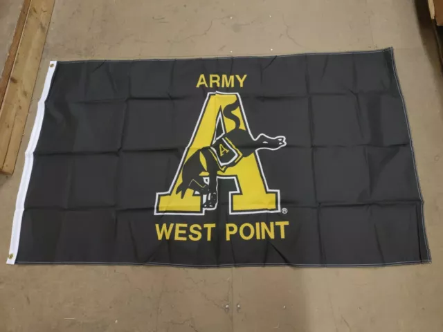 Officially Licensed Army West Point Knights Team Logo 3' x 5' House Flag Black