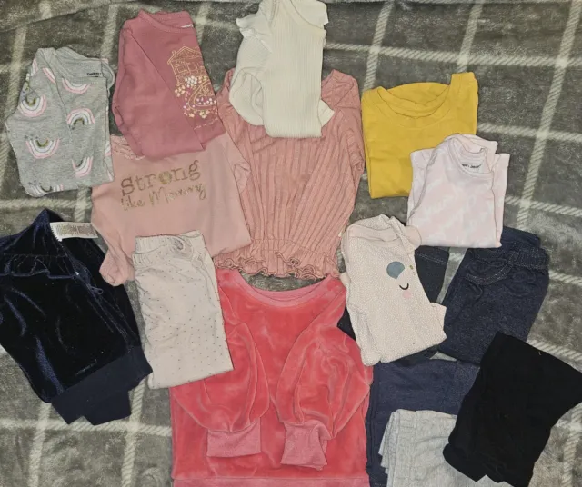 Baby Girl Clothes 12 Months Carters, Gerber, Cat & Jack