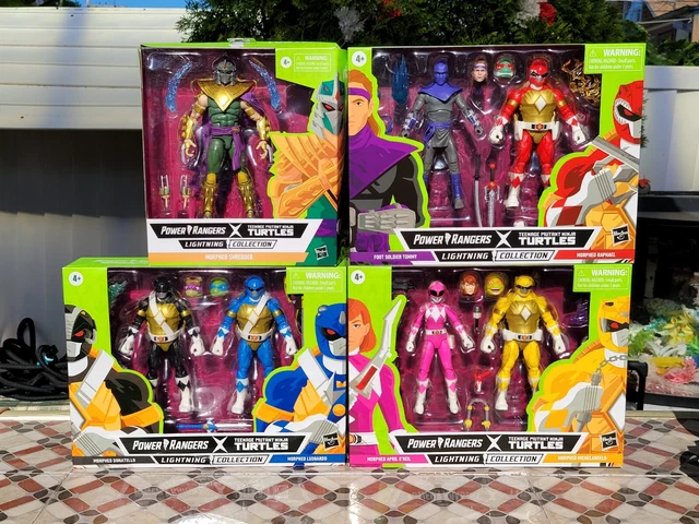 ✅Power Rangers x TMNT MORPHED Lightning Collection MMPR Green Ranger Set Figures