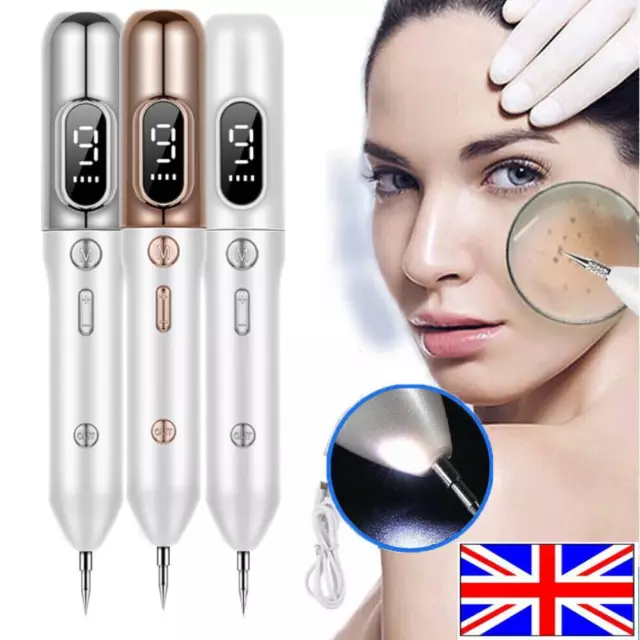 Electric Laser Plasma Mole Removal Pen Dark Spot Remover Skin Wart Tag Tattoo A+