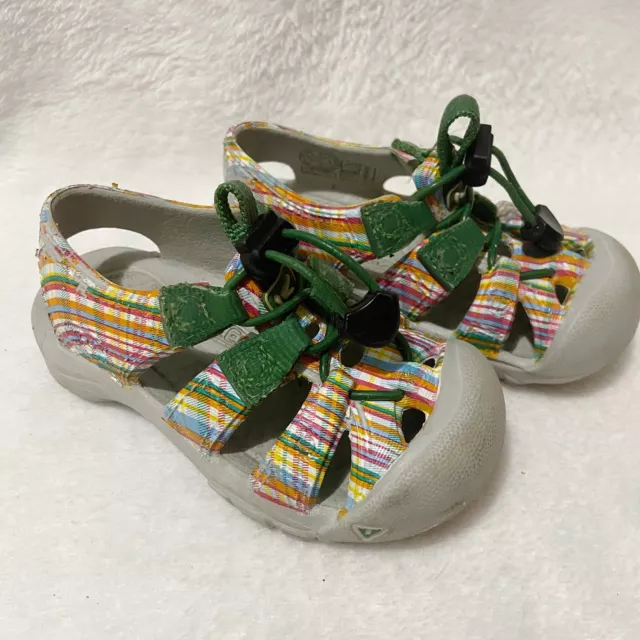 Keen Newport Toddler Girls 5 Waterproof Plaid Shoes Hiking Waterproof Sandals