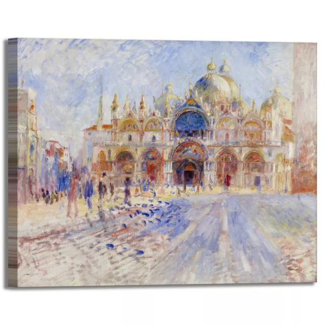 Renoir piazza san Marco Venezia quadro stampa tela dipinto telaio arredo casa