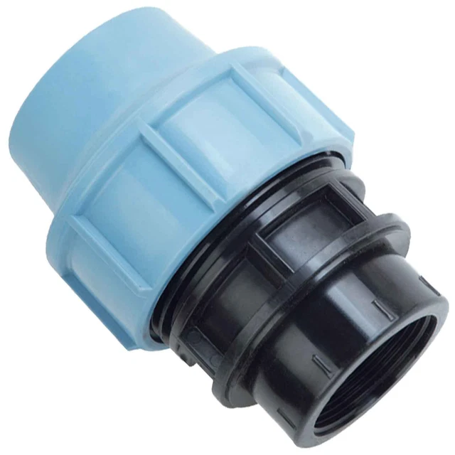 PP Fitting Klemmverbinder – Kupplung Mit 1/2" IG Für PE-Rohr Ø 32 Mm, Trinkwassergeeignet