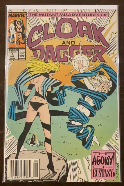 Cloak and Dagger vol 3 #6 NM- 9.2 NEWSSTAND EDITION MARVEL 1989 AGONY OF ECSTACY