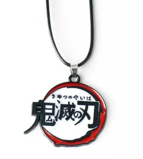 KUIYAI anima Collana Manga Serie Regalo per Amanti di Anime, Acciaio Inossidabile, Cristallo Rosso