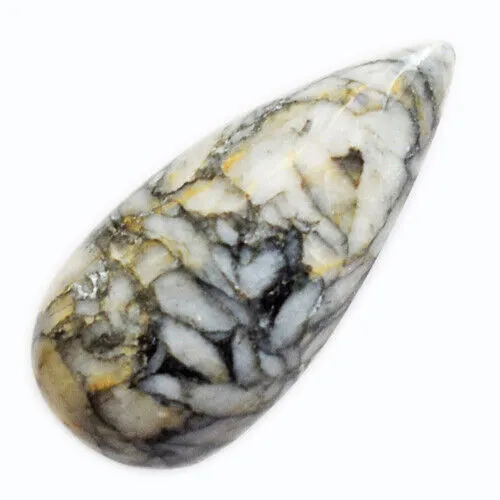 Naturel non traité Pinolith Loose Gemstone poire Cabochon d’Autriche 26 Cts