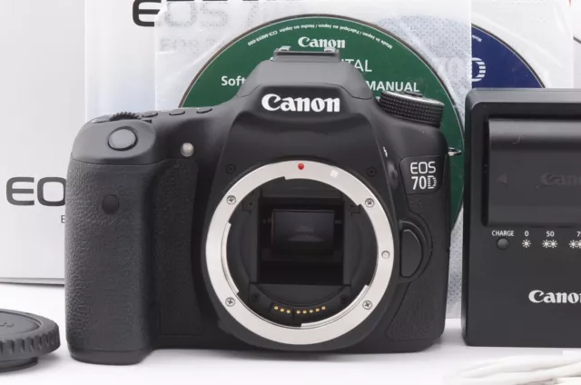 Canon EOS 70D 20.2MP Digital SLR Camera(Shutter Count:6654) [Near Mint] #1411A
