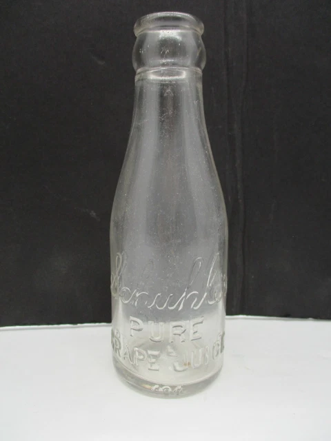 ANTIQUE SCHUHLE’S PURE Grape Juice Glass Bottle 5.5" $12.23 - PicClick