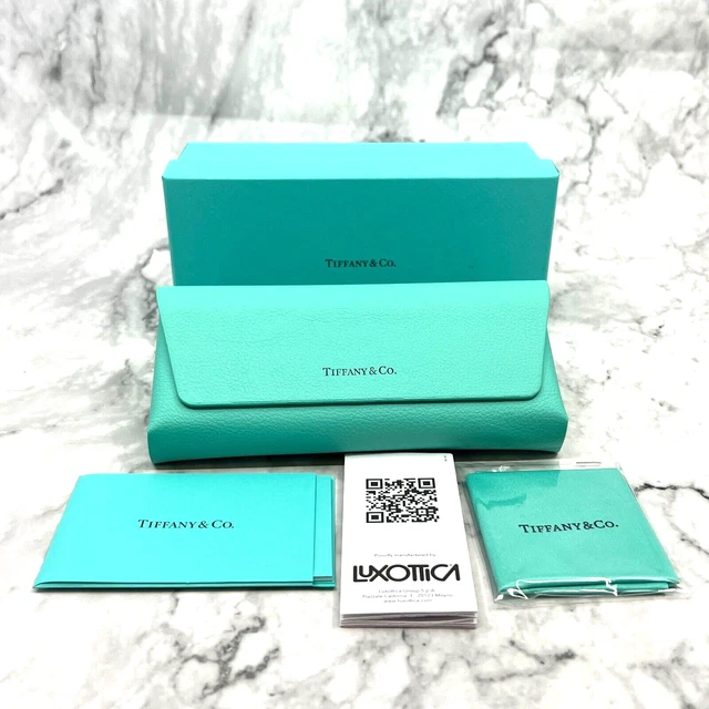 Tiffany & Co soft Eyeglass Sunglass Case Cleaning Cloth Dust Sleeve Gift Box
