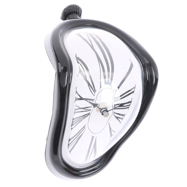 DISTORTED WALL CLOCKS Surrealist Salvador Dali Style Wall Watch Decorat ...