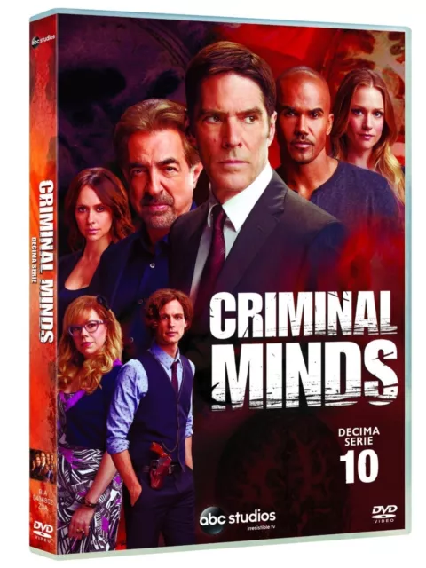 COFANETTO DVD - CRIMINAL MINDS STAGIONE 10 SERIE TV (5 DVD) Nuovo