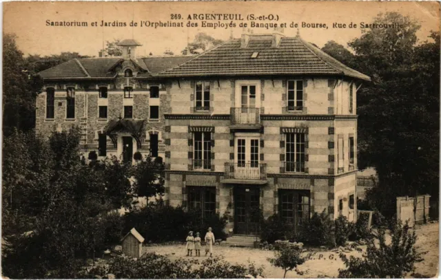 CPA ARGENTEUIL - Sanatorium and Gardens of the Orphanage of Employees of (107704)