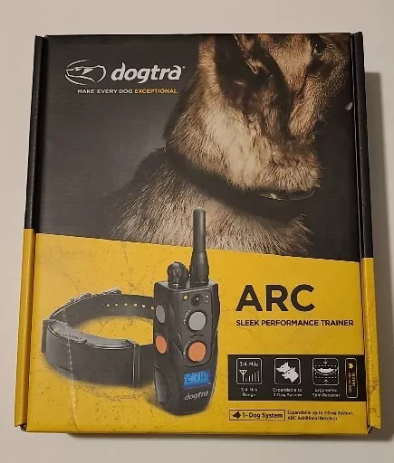 Brand New Dogtra ARC Slim Ergonomic 3/4-Mile Remote Dog 1 Expandable - 3/4 Mile