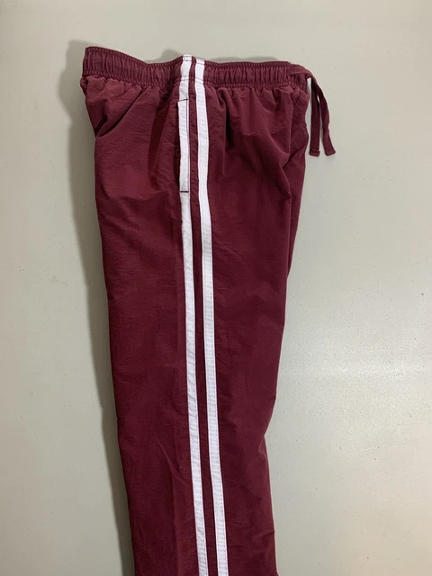 Crazy 8 Boys Maroon 2007 Varsity Skeleton Lined Track Pant, Size L (10/12)