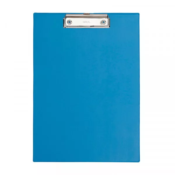 Porte-bloc plastifié - format A4 - bleu clair - MAUL