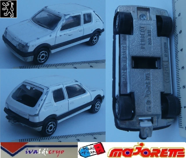 La Peugeot 205 GTI Majorette publicitaire Galerie du papier peint au 1/65e