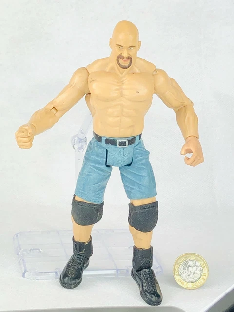 WRESTLING ACTION FIGURE STONE COLD STEVE AUSTIN WWF WWE Action Figure £ ...