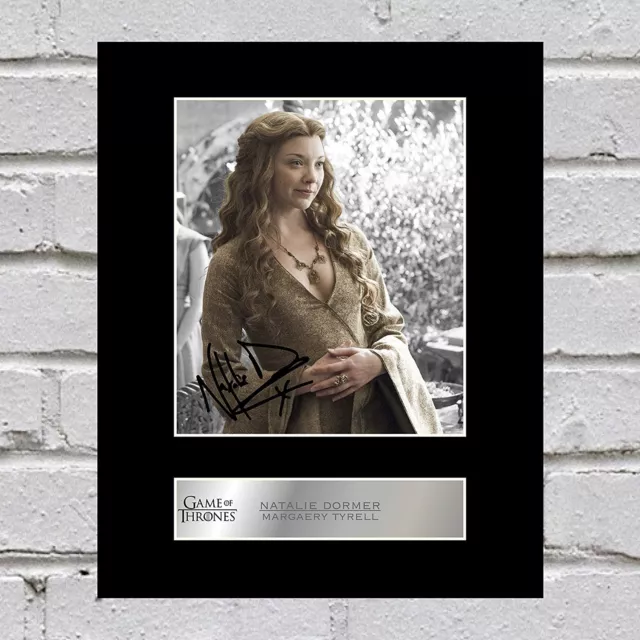 Natalie Dormer Signed Mounted Photo Display Margaery Tyrell - Game of Thrones