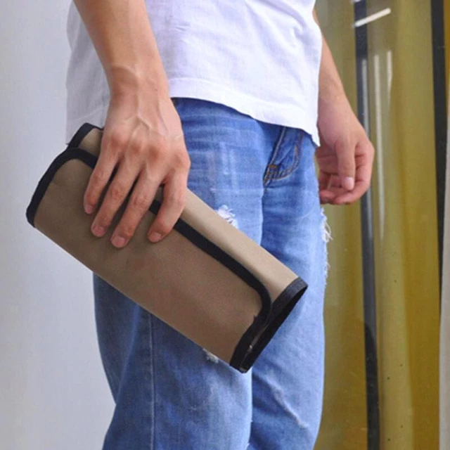 Compact Mechanics Tool Roll Pouch for Wrenches  Tools - Easy Storage Bag