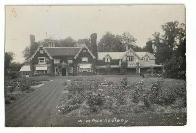 Wimpole Rectory. RP Postcard.