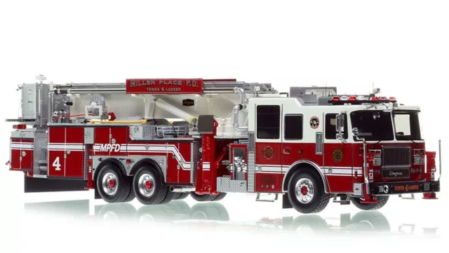 1/50 Fire Replicas 2013 Seagrave Attacker 95' Tower Ladder 4 Miller Place NY New