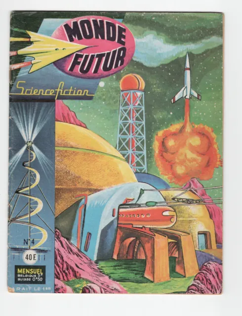 BD MONDE FUTUR Artima N°4  Bien Complet Science Fiction