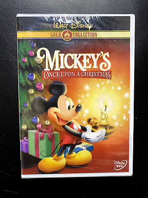 Mickey's Once Upon A Christmas Dvd Walt Disney Gold New Sealed Free Shipping