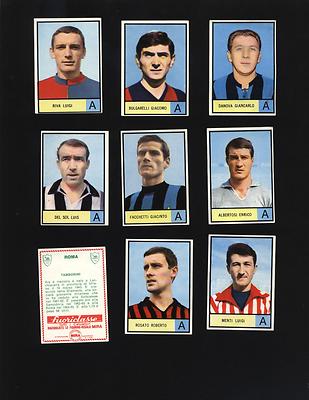 PANINI CALCIATORI 1966/67-Figurina LESSI+CALEFFI LIVORNO Recuperata 