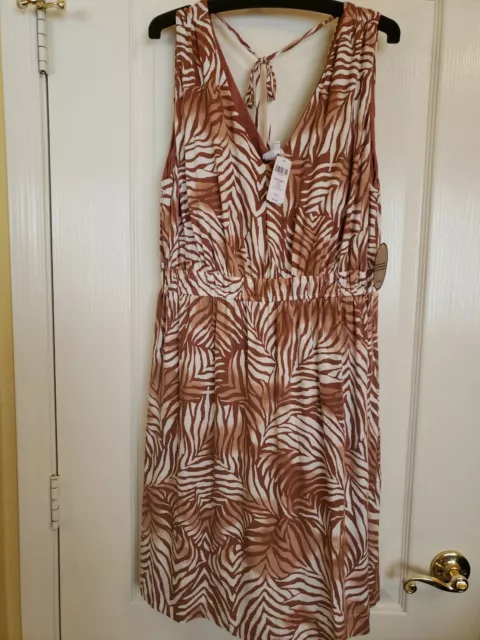 SOMA TIE-BACK BRA Dress Size Large Nwt$79,Color Palm Cedar Wood,New Arrival  £23.11 - PicClick UK