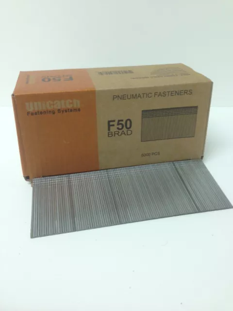 18 Gauge F50 2" long Galvanized Chisel Point Brad Nails 5,000 per box AX21