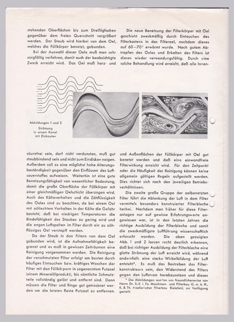 Mitteilungen Shell Technischer Dienst Rhenania-Ossag Hamburg 1933 Luftfilter 3