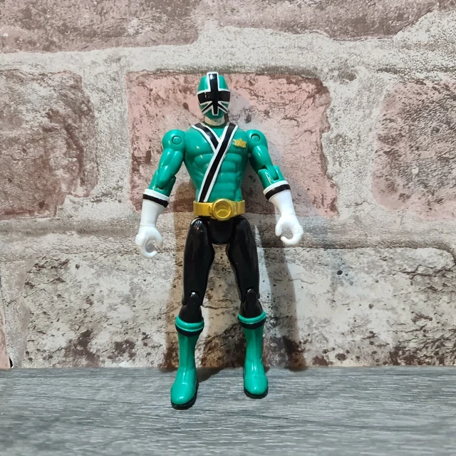 POWER RANGERS SUPER Megaforce Green Ranger Action Figure 11cm Bandai £7 ...