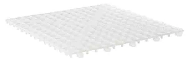 Abtropfmatte 33x33 cm erweiterbar per Klick Verbindung PP transparent