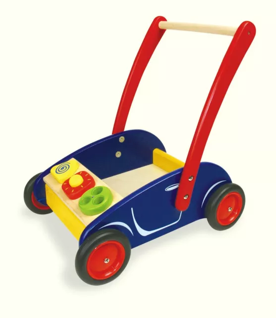 Babywalker Activity Walker Lauflernwagen blau mit Funktionen Schiebewagen 06518