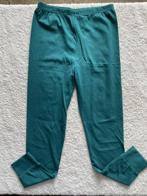 George Girls Leggings Size 8 To 9 Teal Excellent Condition